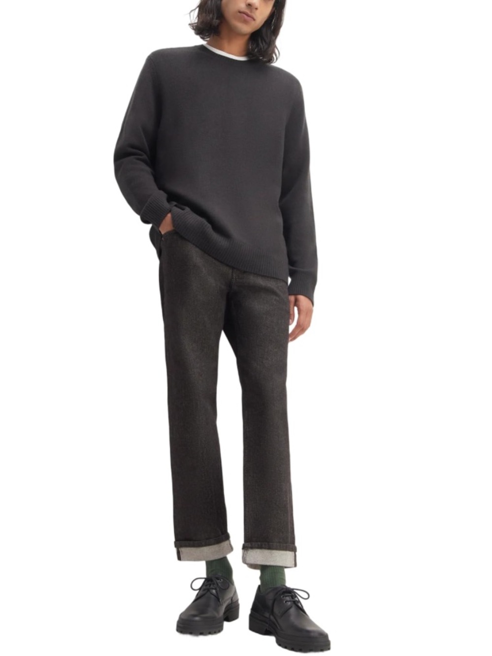 NWT Everlane, Men’s The Selvedge Straight Fit Black Rinse Jeans - 29x28